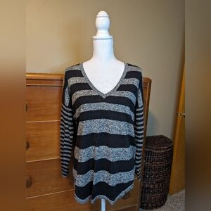 EXPRESS Softy OVERSIZED Striped Cotton Sweater Sz S